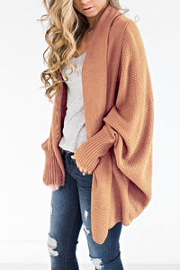 Alaue Bonjour Dolman Sleeves Cardigan