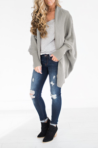 Alaue Bonjour Dolman Sleeves Cardigan