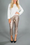 Alaue Spark Your Beauty Sequin Joggers