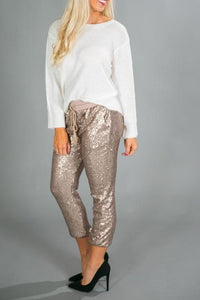 Alaue Spark Your Beauty Sequin Joggers