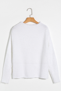 Alaue Off The Shoulder Warm Heart Sweater