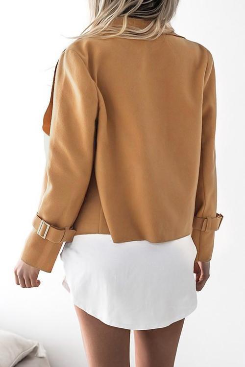 Alaue Feeling Fabulous Lapel Long Sleeves Jacket