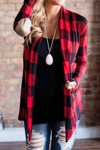 Alaue Plaid World Long Sleeves Cardigan