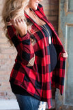 Alaue Plaid World Long Sleeves Cardigan