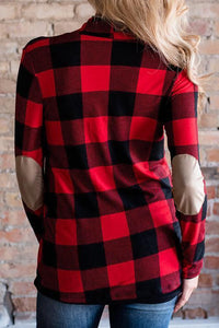 Alaue Plaid World Long Sleeves Cardigan