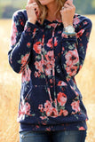 Alaue Warming Trend Floral Printing Hoodie