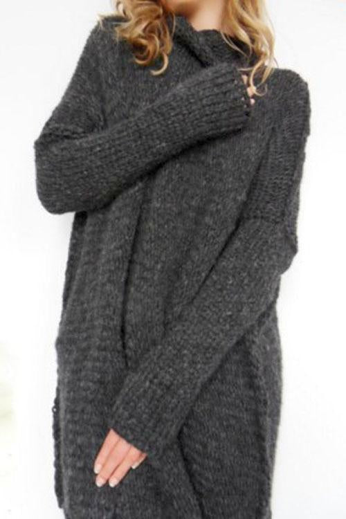 Alaue Winter Elegant Turtleneck Sweater