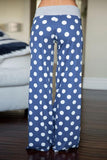 Alaue Dots Print Loose Pants