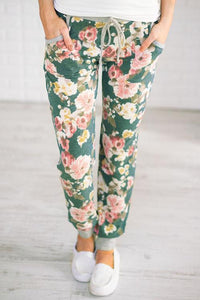 Alaue My Favorite Floral Joggers Pants