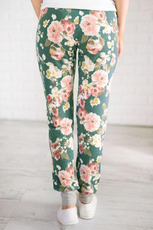 Alaue My Favorite Floral Joggers Pants