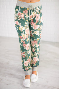 Alaue My Favorite Floral Joggers Pants