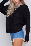 Alaue Sexy Lady V Neck Backless Sweater