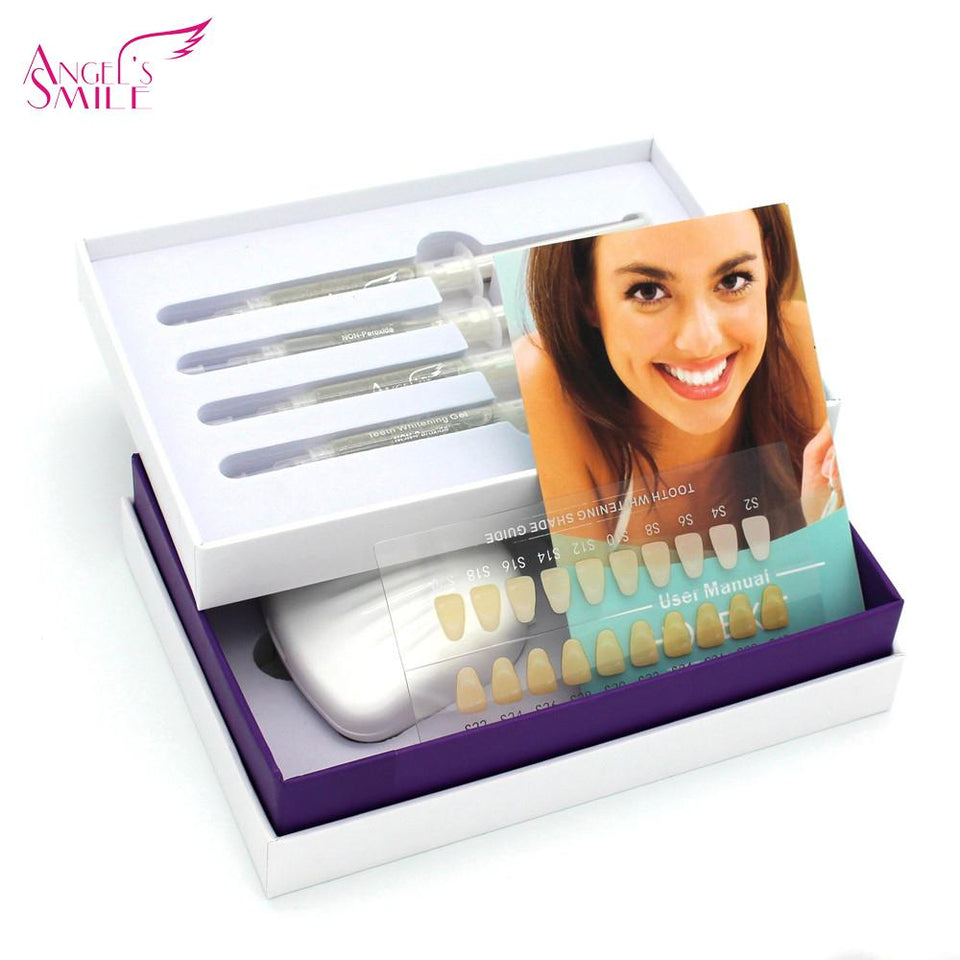 Teeth Whitening Kit 35% Peroxide 6 LED Whitelight Woman Cosmetic makeup Teeth Kit Dental Care Health Oral Hygiene