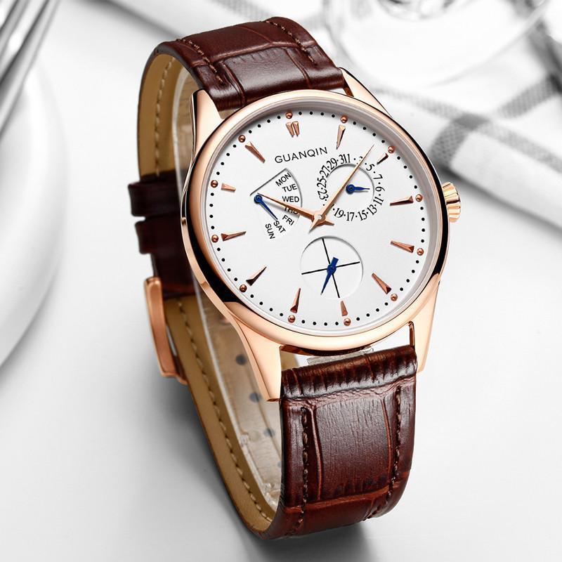 "Angelo" Luxury Leather Watch