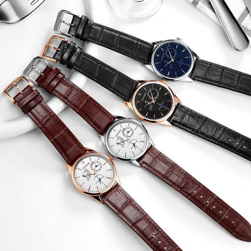 "Angelo" Luxury Leather Watch