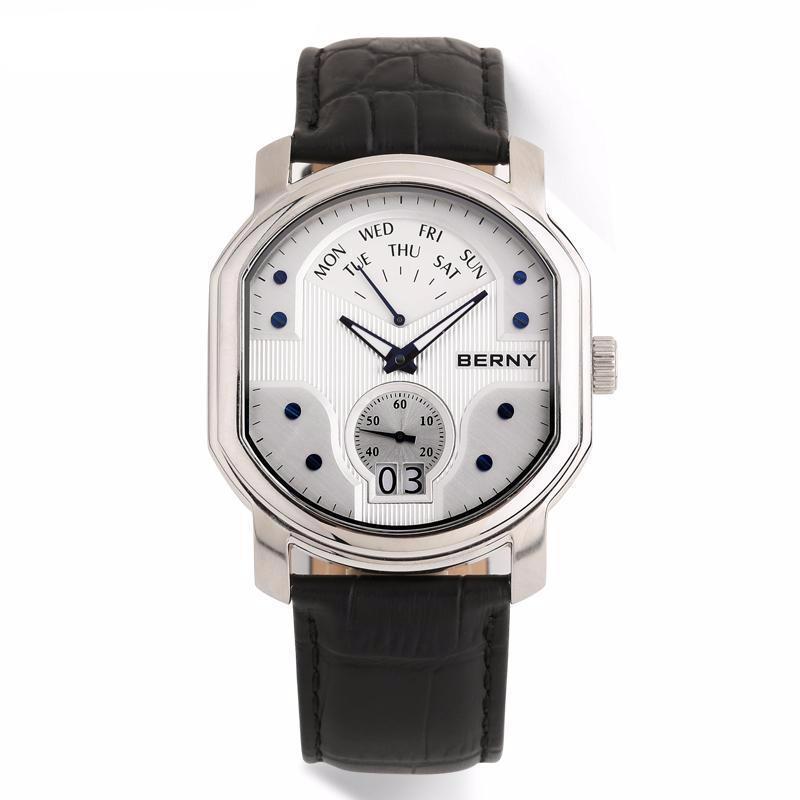 "Berny" Luxury Leather Watch
