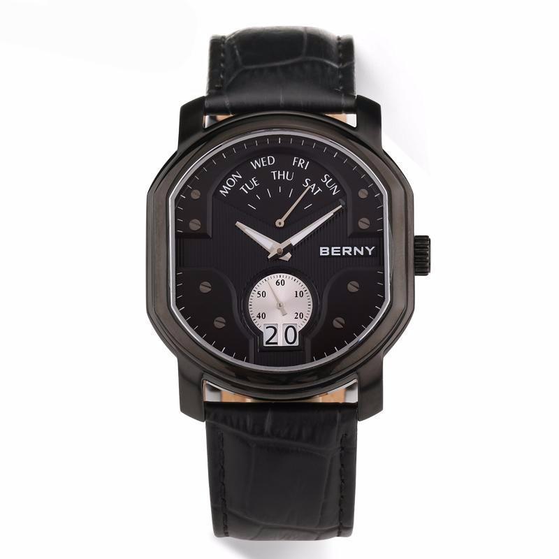 "Berny" Luxury Leather Watch
