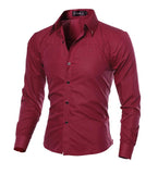 "Business" Long Sleeve Casual Button up (5 Colors Available)