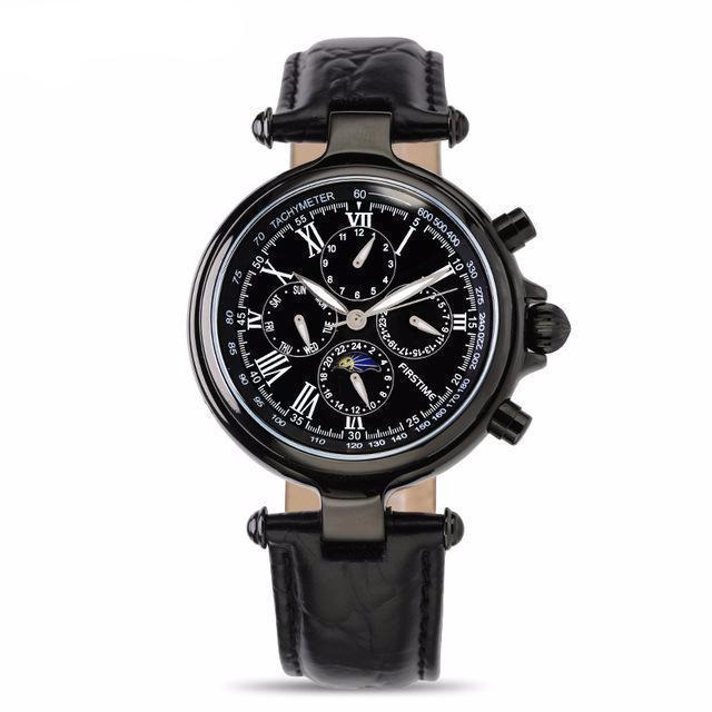 "Geneve" Luxury Leather Watch