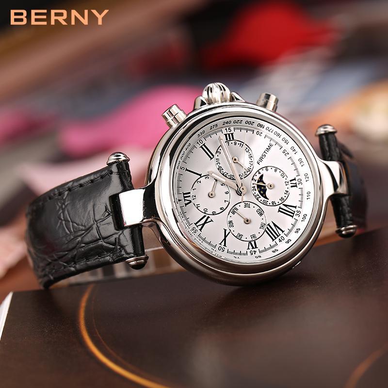 "Geneve" Luxury Leather Watch