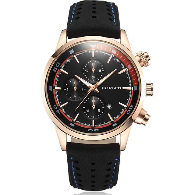 "Giovanni" Leather Luxury Sports Watch