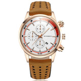"Giovanni" Leather Luxury Sports Watch