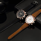 "Giovanni" Leather Luxury Sports Watch