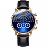 "Hawkish" Luxury Leather Watch