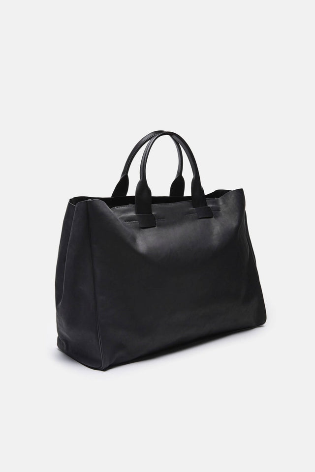 Leather Tote - Black