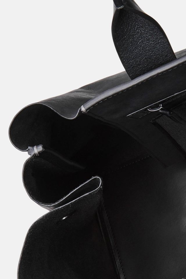 Leather Tote - Black
