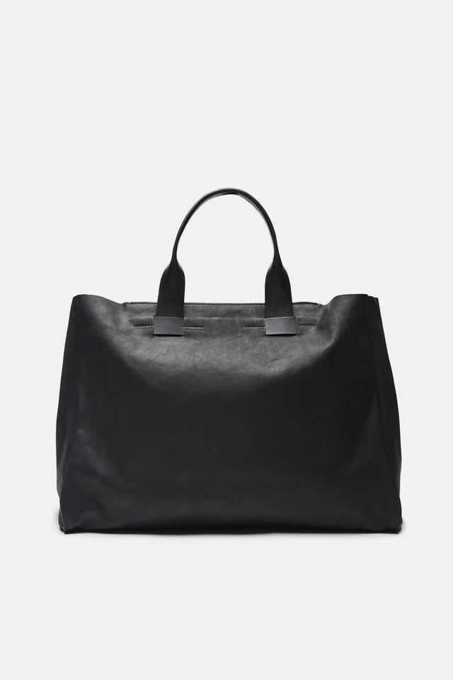 Leather Tote - Black