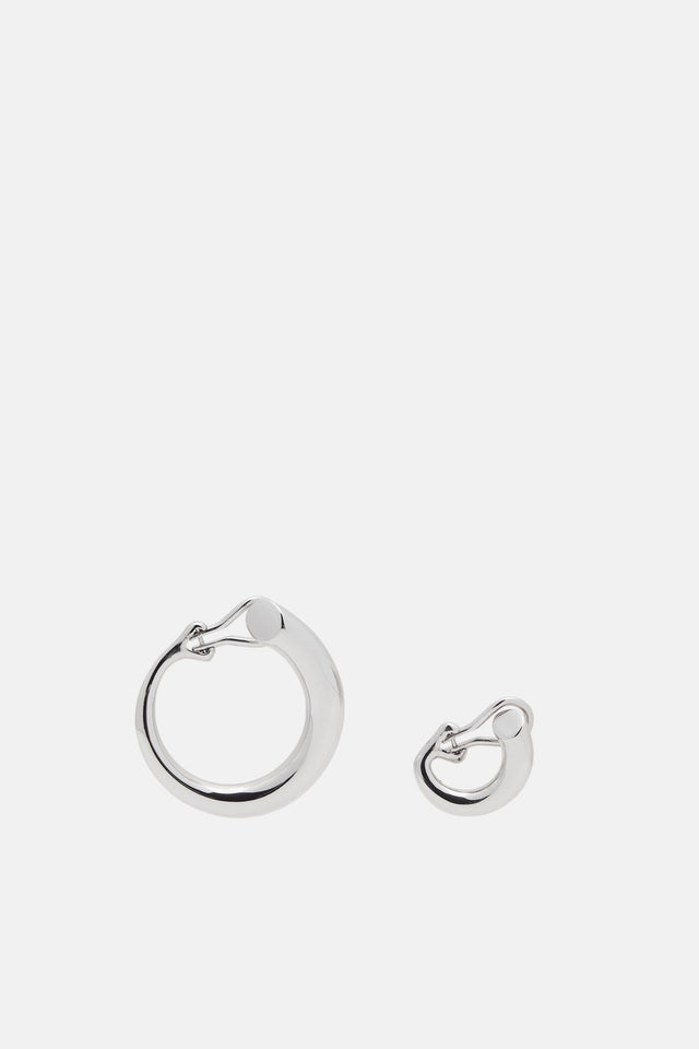 Monie Small & Medium Earrings - Silver