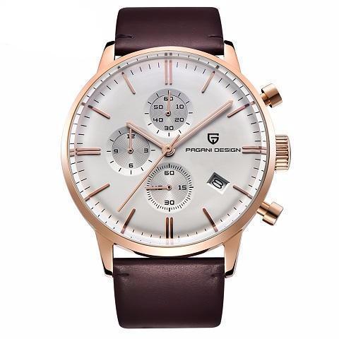 "Roberto" Luxury Leather Watch