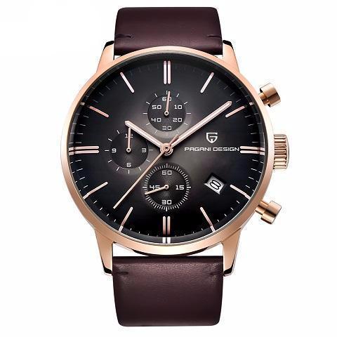 "Roberto" Luxury Leather Watch