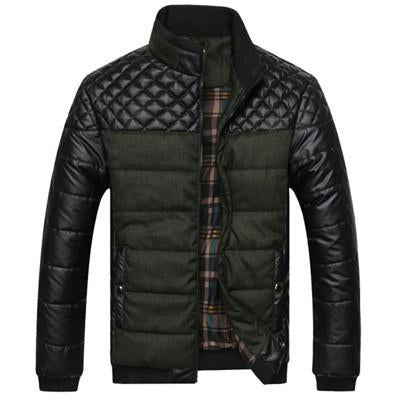 "Turnback" Warm Quilted Zip Up Jacket (3 Styles Available)