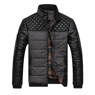 "Turnback" Warm Quilted Zip Up Jacket (3 Styles Available)