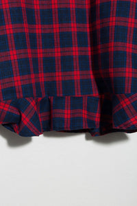 Alaue Gossip Girl Plaid Top