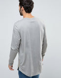 Longline Long Sleeve T-Shirt